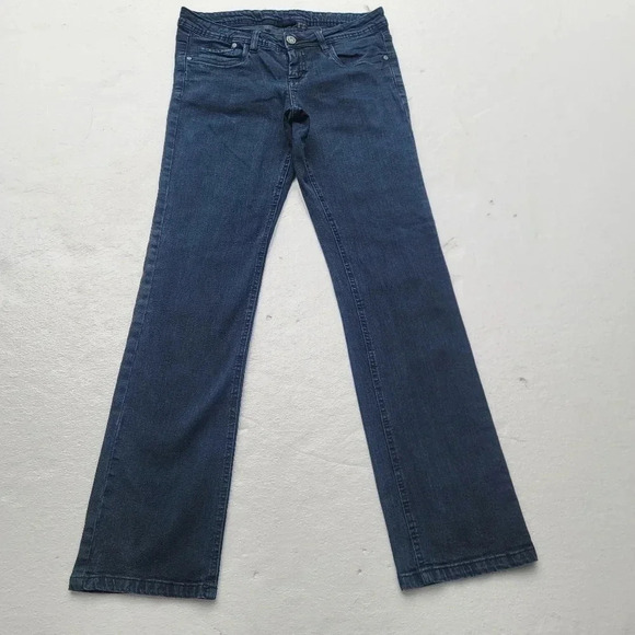 Esmara Jeans Womens Sz 34 Boot Cut Denim Pants Ladies Dark Wash Stretch Blue - Picture 1 of 8